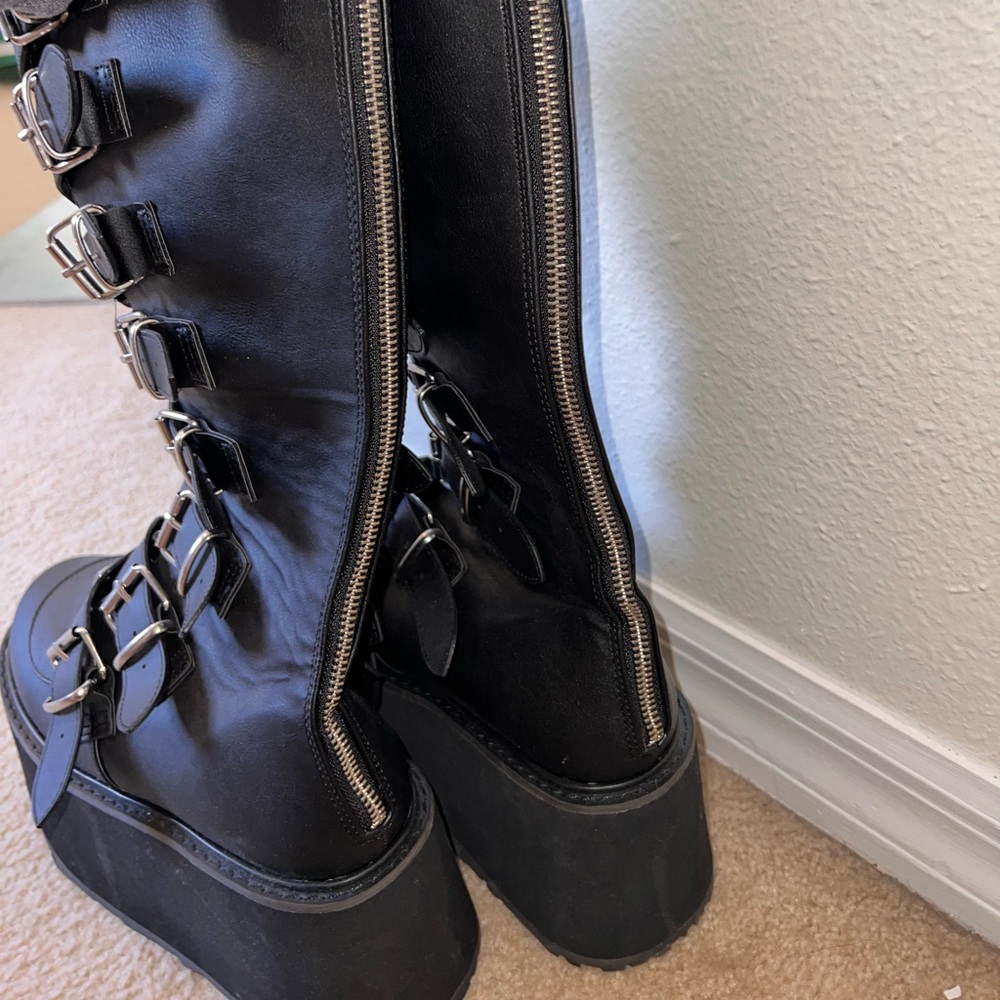 Demonia Damned-318 Knee High Boots - image 5